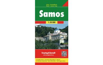 Straßenkarten Griechenland Samos, Autokarte 1:50.000, freytag & berndt KOMPASS freytag & berndt