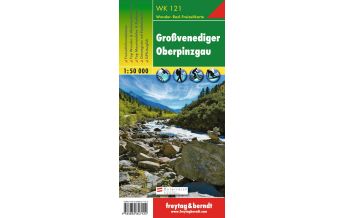 Hiking Maps Tyrol WK 121 Großvenediger - Oberpinzgau, Wanderkarte 1:50.000 Freytag-Berndt und ARTARIA