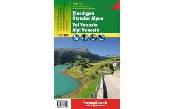 Wanderkarten Österreich WK S2 Vinschgau - Ötztaler Alpen, Wanderkarte 1:50.000 KOMPASS freytag & berndt
