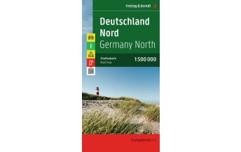 Straßenkarten Deutschland freytag & berndt Auto + Freizeitkarte Deutschland Nord 1:500.000 KOMPASS freytag & berndt