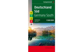 Road Maps Germany Deutschland Süd, Straßenkarte 1:500.000, freytag & berndt Freytag-Berndt und ARTARIA