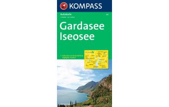 Straßenkarten Italien Gardasee - Iseosee KOMPASS freytag & berndt