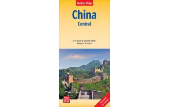 Straßenkarten Nelles Map Landkarte China: Central KOMPASS freytag & berndt