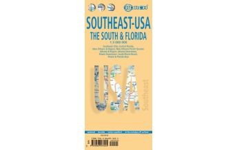 Straßenkarten Southeast-USA - The South & Florida Borch GmbH