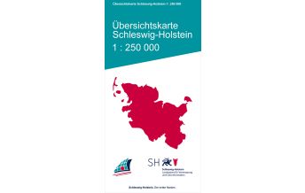 Straßenkarten Europa Übersichtskarte Schleswig-Holstein 1:250.000 Landesvermessungsamt Schleswig-Holstein