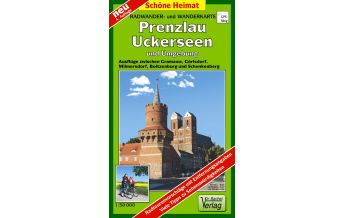 Radkarten Deutschland Radwander- und Wanderkarte Prenzlau, Uckerseen und Umgebung Dr. Andreas Barthel Verlag