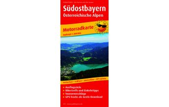 Road Maps Germany Südostbayern - Österreichische Alpen, Motorradkarte 1:200.000 Freytag-Berndt und ARTARIA