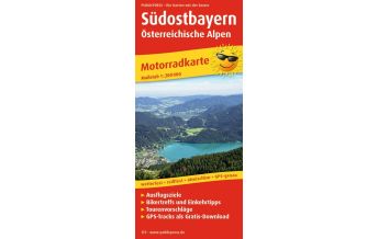 Straßenkarten Deutschland Südostbayern - Österreichische Alpen, Motorradkarte 1:200.000 KOMPASS freytag & berndt