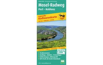 Radkarten Deutschland Mosel-Radweg, Radtourenkarte 1:50.000 KOMPASS freytag & berndt
