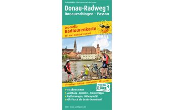 Cycling Maps Germany Donau-Radweg 1, Donaueschingen - Passau, Radtourenkarte 1:50.000 Freytag-Berndt und ARTARIA