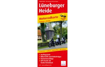 Motorcycle Maps Germany Lüneburger Heide, Motorradkarte 1:200.000 Freytag-Berndt und ARTARIA