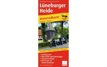 Motorcycle Maps Germany Lüneburger Heide, Motorradkarte 1:200.000 Freytag-Berndt und ARTARIA