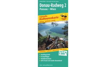 Cycling Maps Austria Donau-Radweg 2, Passau - Wien, Radtourenkarte 1:50.000 Freytag-Berndt und ARTARIA