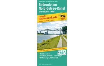 Radkarten Deutschland Radroute am Nord-Ostsee-Kanal, Radtourenkarte 1:50.000 KOMPASS freytag & berndt