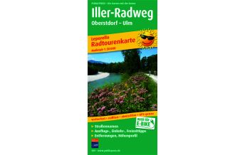 Cycling Maps Germany Iller-Radweg, Radtourenkarte 1:50.000 Freytag-Berndt und ARTARIA