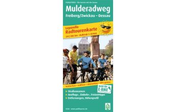 Radkarten Deutschland Mulderadweg, Radtourenkarte 1:50.000 KOMPASS freytag & berndt
