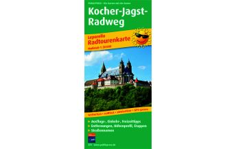 Cycling Maps Germany Kocher-Jagst-Radweg, Radtourenkarte 1:50.000 Freytag-Berndt und ARTARIA
