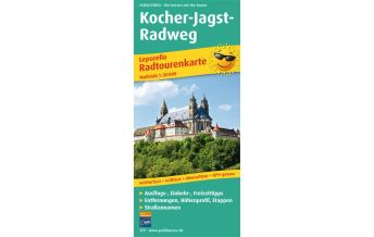 Cycling Maps Germany Kocher-Jagst-Radweg, Radtourenkarte 1:50.000 Freytag-Berndt und ARTARIA