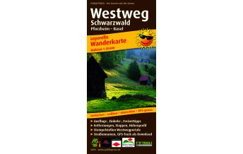 Hiking Maps Germany Wanderkarte 0395, Westweg Schwarzwald 1:50.000 Freytag-Berndt und ARTARIA