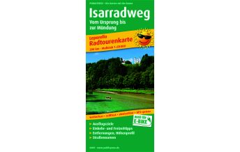 Radkarten Österreich Isarradweg, Radtourenkarte 1:50.000 KOMPASS freytag & berndt