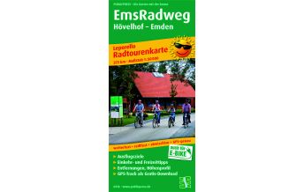Radkarten Deutschland EmsRadweg, Radtourenkarte 1:50.000 KOMPASS freytag & berndt