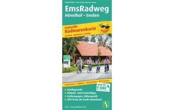 Radkarten Deutschland EmsRadweg, Radtourenkarte 1:50.000 KOMPASS freytag & berndt