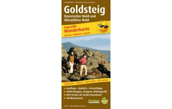 Wanderkarten Bayern Goldsteig, Wanderkarte 1:50.000 KOMPASS freytag & berndt