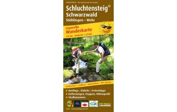 Long Distance Hiking Schluchtensteig - Schwarzwald, Wanderkarte 1:25.000 Freytag-Berndt und ARTARIA