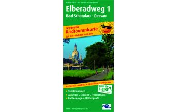Cycling Maps Germany Elberadweg 1, Bad Schandau - Dessau, Radtourenkarte 1:50.000 Freytag-Berndt und ARTARIA