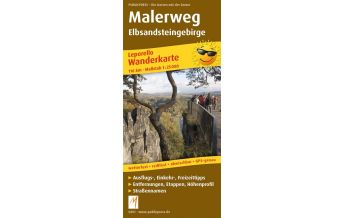 Wanderkarten Deutschland Malerweg - Elbsandsteingebirge, Wanderkarte 1:25.000 KOMPASS freytag & berndt