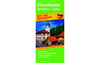 Hiking Maps Black Forest / Swabian Alps Pforzheim, Rad- und Wanderkarte 1:50.000 Freytag-Berndt und ARTARIA