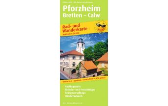 Hiking Maps Black Forest / Swabian Alps Pforzheim, Rad- und Wanderkarte 1:50.000 Freytag-Berndt und ARTARIA