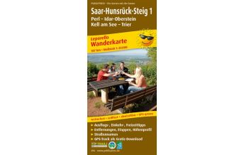 f&b Hiking Maps Saar-Hunsrück-Steig 1, Wanderkarte 1:25.000 Freytag-Berndt und ARTARIA