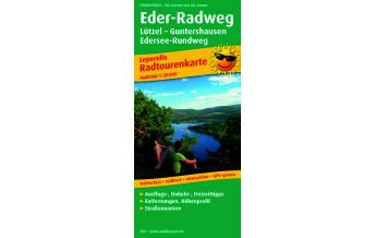 Radkarten Deutschland Eder-Radweg, Radtourenkarte 1:50.000 KOMPASS freytag & berndt