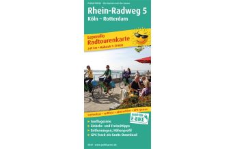 Cycling Maps Netherlands Rhein-Radweg 5, Köln - Rotterdam, Radtourenkarte 1:50.000 Freytag-Berndt und ARTARIA