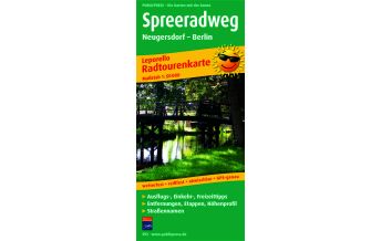Radkarten Deutschland Spreeradweg, Radtourenkarte 1:50.000 KOMPASS freytag & berndt
