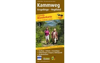 Wanderkarten Deutschland Kammweg, Wanderkarte 1:25.000 KOMPASS freytag & berndt