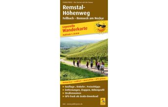 Wanderkarten Deutschland Remstal-Höhenweg, Wanderkarte 1:35.000 KOMPASS freytag & berndt