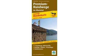 Wanderkarten Deutschland Premium-Rundwege im Rheintal, Wanderkarte 1:35.000 KOMPASS freytag & berndt