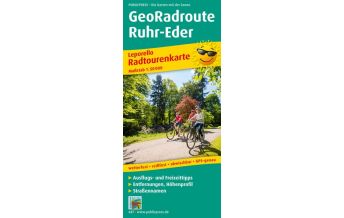 Radkarten Deutschland GeoRadroute Ruhr-Eder, Radtourenkarte 1:50.000 KOMPASS freytag & berndt