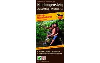Wanderkarten Deutschland Nibelungensteig, Wanderkarte 1:25.000 KOMPASS freytag & berndt