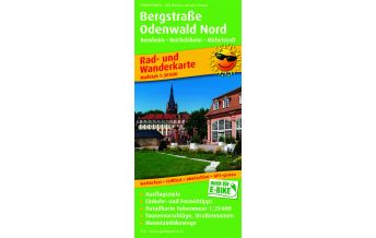 Cycling Maps Germany Bergstraße - Odenwald Nord, Rad- und Wanderkarte 1:50.000 Freytag-Berndt und ARTARIA