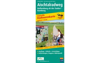 Radkarten Deutschland Aischtalradweg, Radtourenkarte 1:50.000 KOMPASS freytag & berndt
