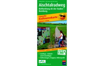 Radkarten Deutschland Aischtalradweg, Radtourenkarte 1:50.000 KOMPASS freytag & berndt