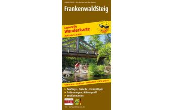 Wanderkarten Deutschland Frankenwaldsteig, Wanderkarte 1:35.000 KOMPASS freytag & berndt