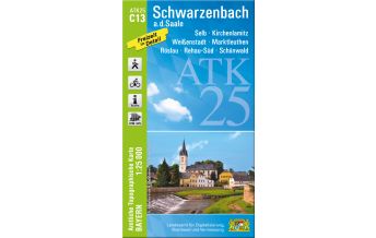 Wanderkarten Deutschland ATK25-C13 Schwarzenbach a.d.Saale (Amtliche Topographische Karte 1:25.000) LDBV
