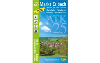 ATK25-G07 Markt Erlbach (Amtliche Topographische Karte 1:25000) LDBV
