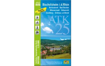Wanderkarten Bayern ATK25-B05 Bischofsheim i.d.Rhön (Amtliche Topographische Karte 1:25000) LDBV