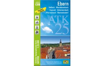 Wanderkarten Bayern Bayerische ATK25-C08, Ebern 1:25.000 LDBV