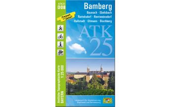 Wanderkarten Bayern Bayerische ATK25-D08, Bamberg 1:25.000 LDBV